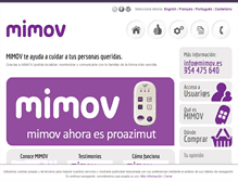 Tablet Screenshot of mimov.com